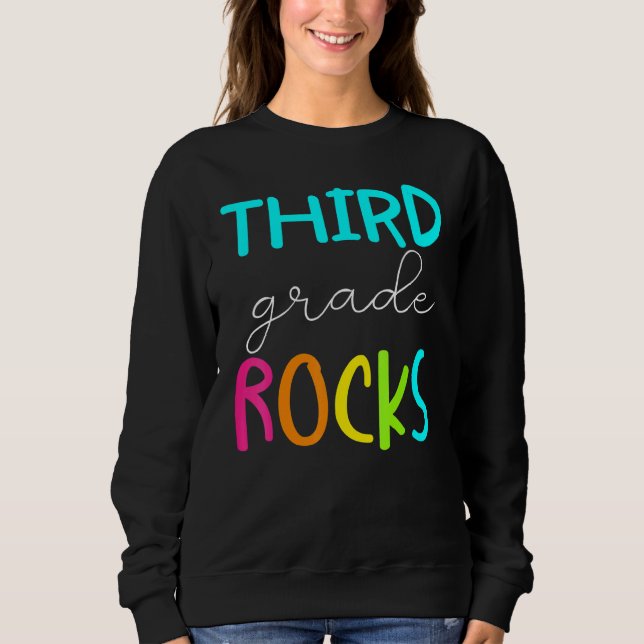Sudadera Equipo de tercer grado Rocks de tercer grado 2 (Anverso)