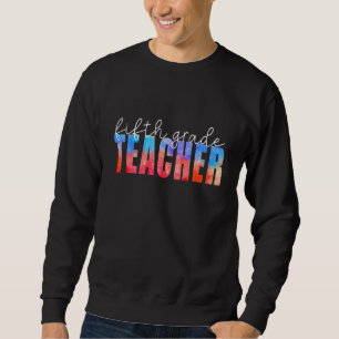 Sudadera Equipo de tintes de quinto grado Maestra de quinto