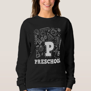 Sudadera Equipo de tipografía preescolar