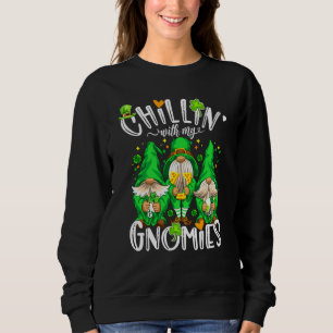 Sudadera Equipo de travesuras Gnomos Trébol Feliz San Patri