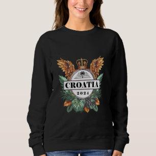 Sudadera Equipo de Vacaciones de Croacia 2024 Hrvatska