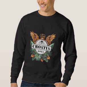 Sudadera Equipo de Vacaciones de Croacia 2024 Hrvatska
