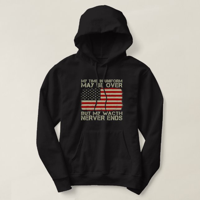Sudadera Equipo de Veteranos del Ejército, Día de los Veter (Diseño del anverso)