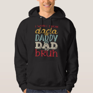 Sudadera Equipo del Día del Padre Mens Dada Daddy Dad Bruh 
