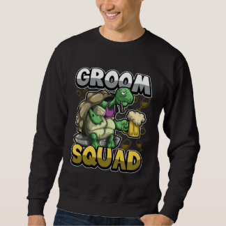 Sudadera Equipo del Novio Fiesta de Soltero Partido Tortuga