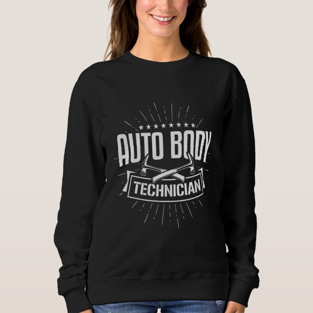 Sudadera Equipo divertidísimo de técnico de cuerpo automáti (Anverso)