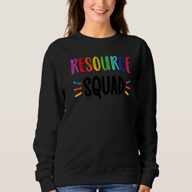 Sudadera Equipo docente de recursos (Anverso)