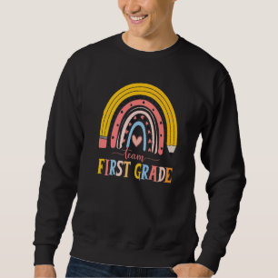 Sudadera Equipo Educativo Cute Arcoiris Primer Grado Primer