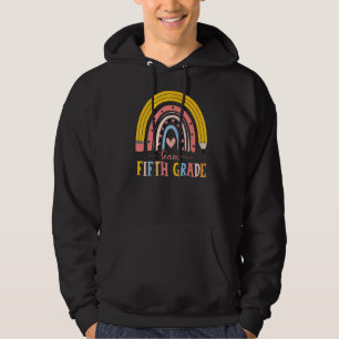 Sudadera Equipo Educativo Cute Arcoiris Quinto Grado Primer