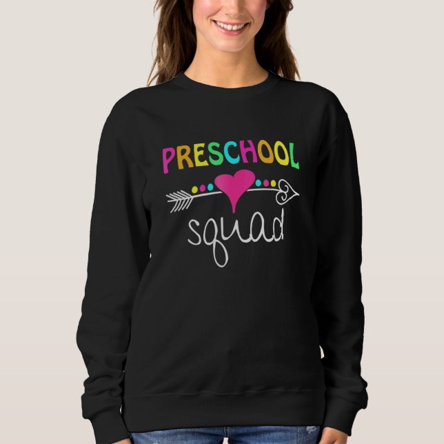 Sudadera Equipo Estudiantil De Escuadrón Preescolar De Vuel (Anverso)