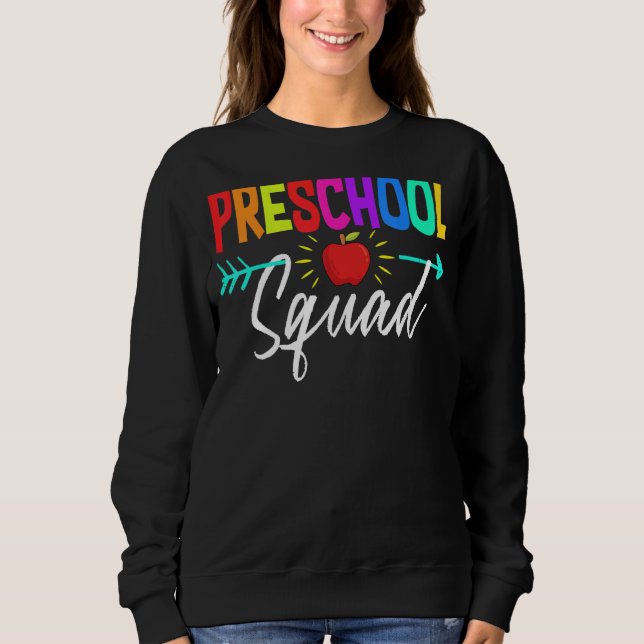 Sudadera Equipo Estudiantil De Escuadrón Preescolar De Vuel (Anverso)