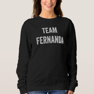 Sudadera Equipo Fernanda Vamos Fernanda Seguidor Aplauso Fa