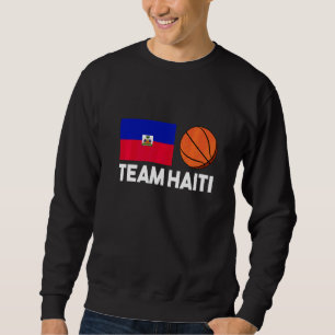 Sudadera Equipo Haití Haití Hincapié en la Bandera Haitiana