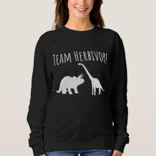 Sudadera Equipo Herbivore Dinosaur Vegetarian Plantas Bas