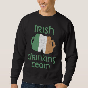 Sudadera Equipo irlandés de bebidas Bandera de Irlanda del 