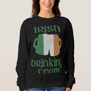 Sudadera Equipo irlandés de bebidas Bandera de Irlanda del