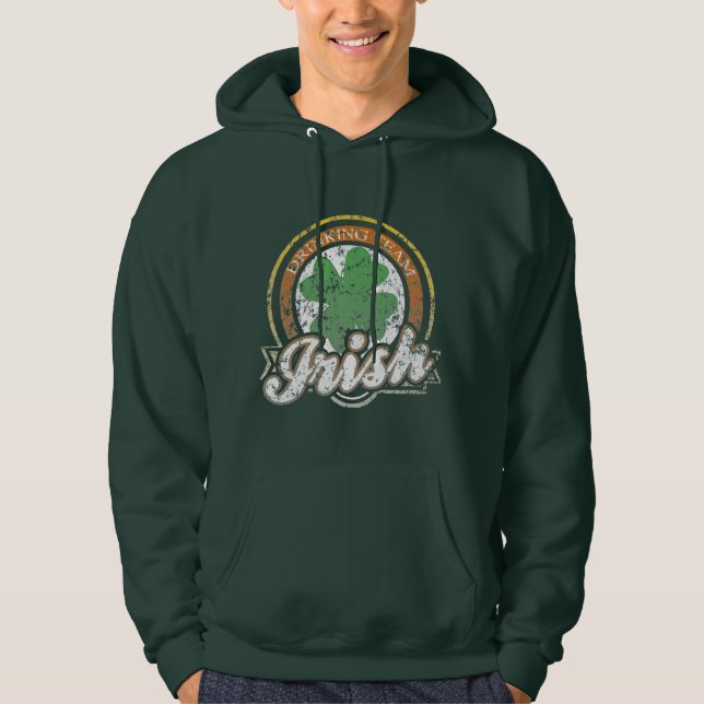 Sudadera Equipo irlandés de bebidas del Día de San Patricio (Anverso)