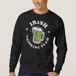 Sudadera Equipo irlandés de bebidas St Patrick's Day Drinki