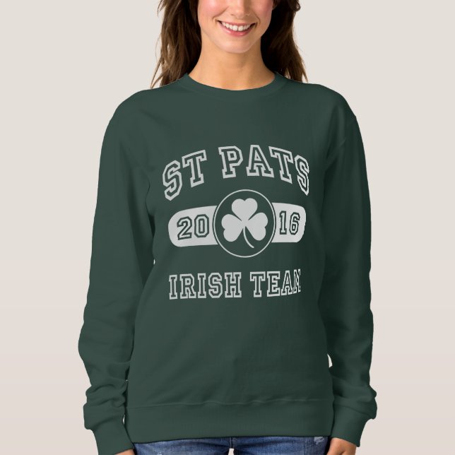 Sudadera Equipo Irlandés St Pats 2016 (Anverso)