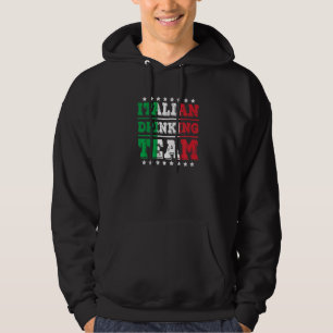 Sudadera Equipo italiano de bebidas Bandera de Italia