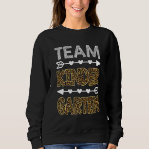 Sudadera Equipo Jardín de Infancia Leopardo Maestro Regres