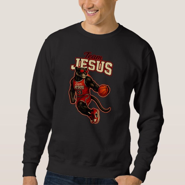 Sudadera Equipo JESÚS -23 Pantera - Cristiano (Anverso)
