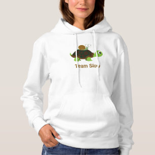 Sudadera Equipo lento, tortuga Personalizado y caracol