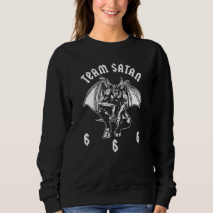 Sudadera Equipo Metalizado pesado Satanás Hard Rock Emo Gót