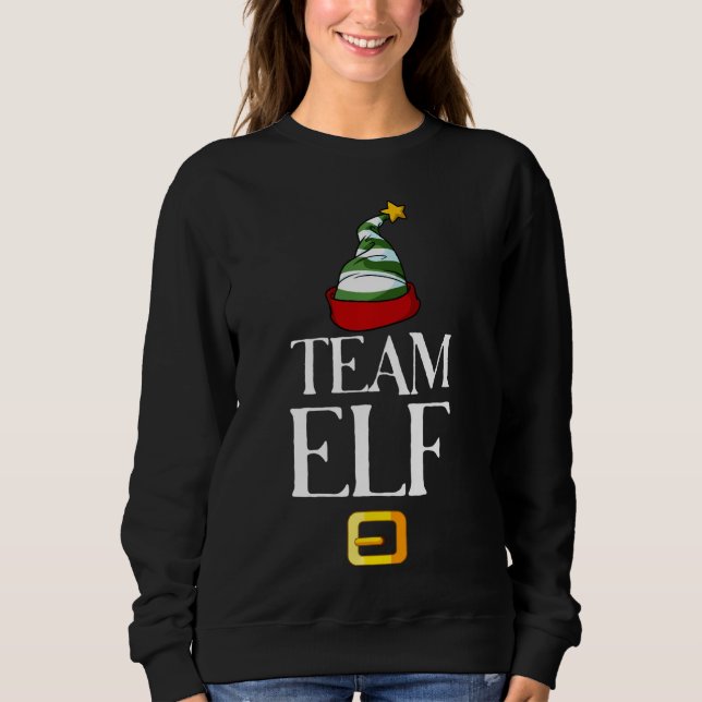 Sudadera Equipo Navidades Elf Familia Santa Costume Costume (Anverso)