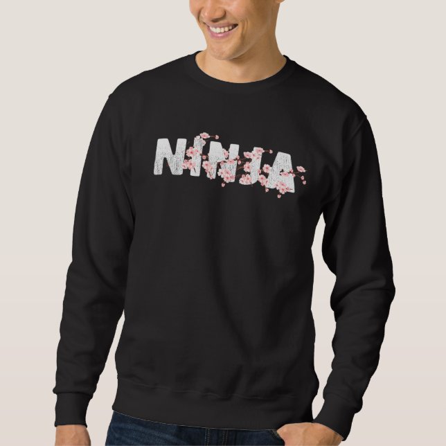 Sudadera Equipo Ninja Cherry Blossom Funny Gamers Tee Gamer (Anverso)