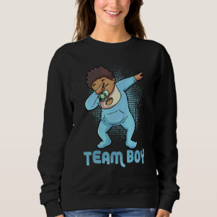 Sudadera Equipo Niño Negro Bebé Dab Baile Anuncio de Bebé P