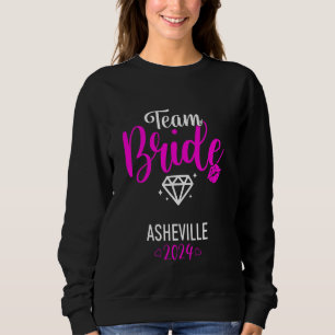 Sudadera Equipo Novia Asheville 2024 Despedida de Soltera N