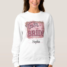 Sudadera Equipo Novia Diseño Personalizado Fierce & Fun