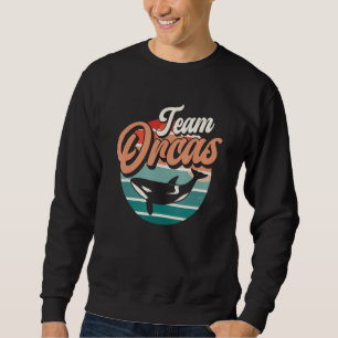 Sudadera Equipo Orcas Ballena Orca Proteger el Mar