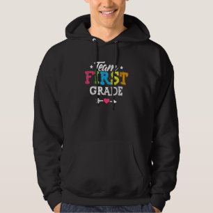 Sudadera Equipo Primer Grado Maestro Estudiante De Vuelta