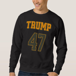 Sudadera Equipo retro Trump 47 Vintage
