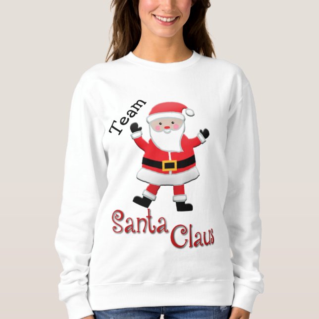 Sudadera Equipo Santa Claus Sweatshirt (Anverso)