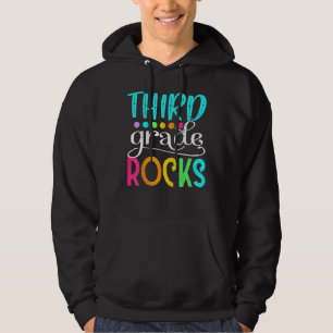 Sudadera Equipo Tercer Grado Hola 3er Grado Rocks De Vuelta