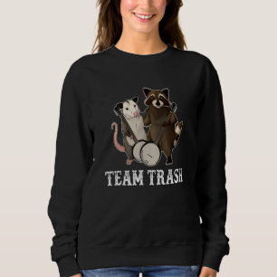 Sudadera Equipo Trash Opossum Raccoon Rat Animales Garbage 