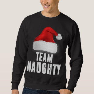 Sudadera Equipo travieso Navidades divertidos Pajama Famili