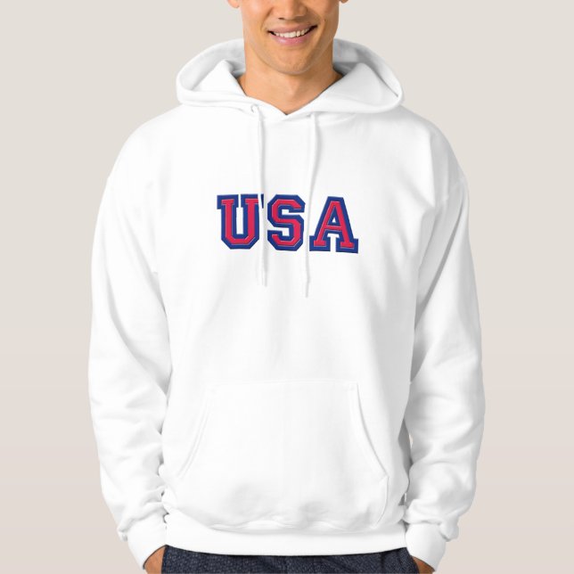 Sudadera Equipo USA Hoodie (Anverso)