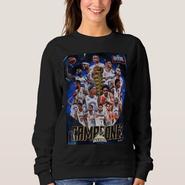 Sudadera Equipo Vaqueros de Bayamón CAMPEONES 2022 (Anverso)