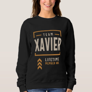 Sudadera Equipo Xavier Lifetime Miembro Funny Nombre Xavier