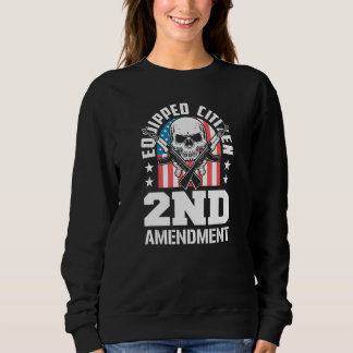 Sudadera Equipped Citizen 2nd Amendment Pro Gun Pro USA Pat