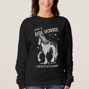Sudadera Equitación Amante del Caballo Chica del Caballo Na