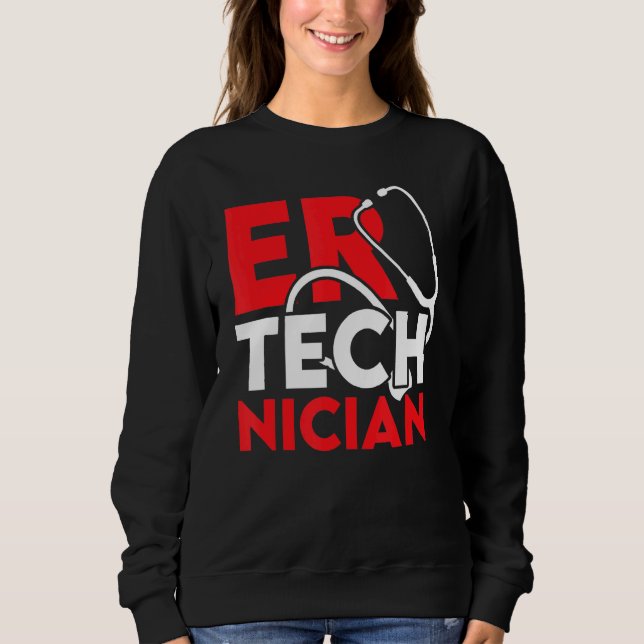 Sudadera Er Technike Support Emergency Room Tech (Anverso)