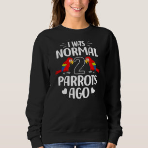 Sudadera Era Normal 2 loros Ago Mascota Bird Macaw Parrot
