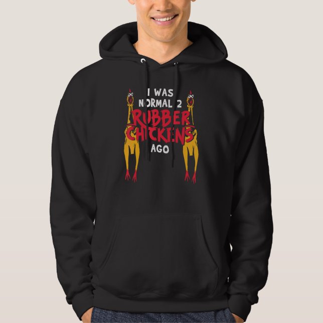 Sudadera Era Normal 2 Pollos De Caucho Ago Love Rubber Ch (Anverso)