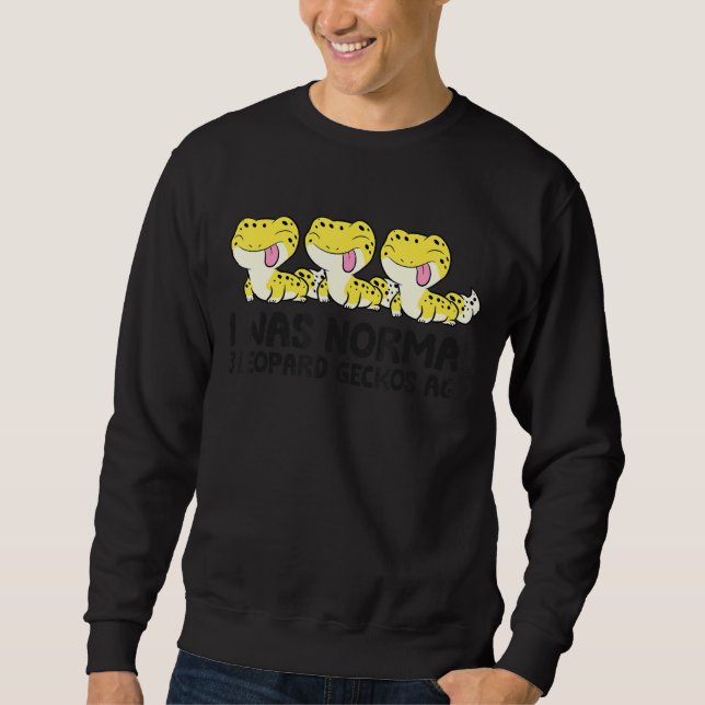 Sudadera Era Normal 3 Leopardo Geckos Ago Mascota Leopard G (Anverso)