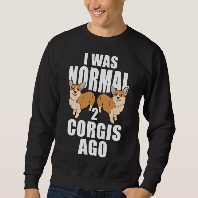 Sudadera Era Normal Hace Dos Corgis (Anverso)